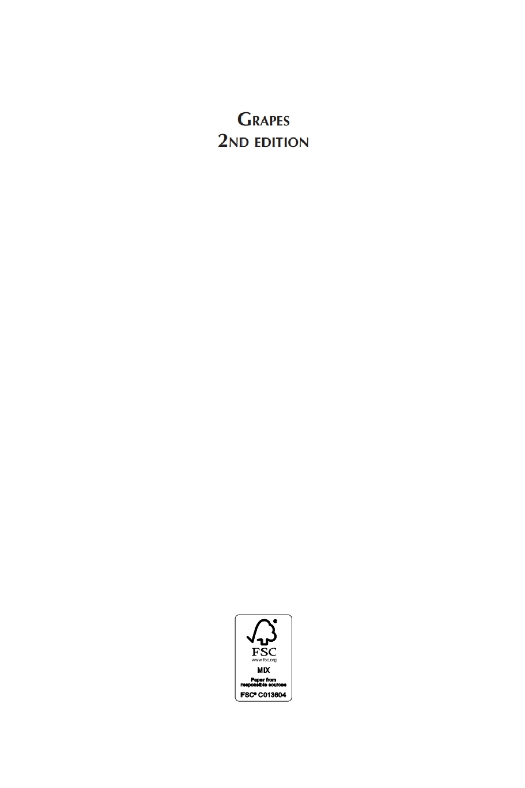 Grapes 2nd Edition