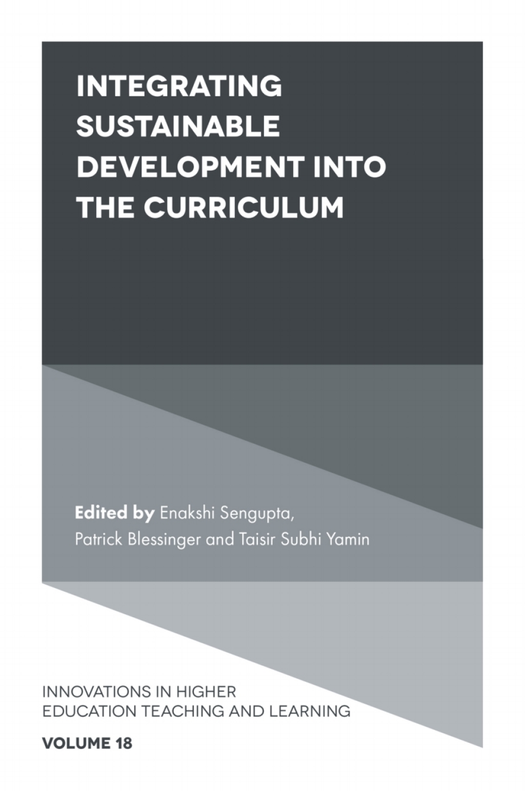 Integrating Sustainable Development into the Curriculum 