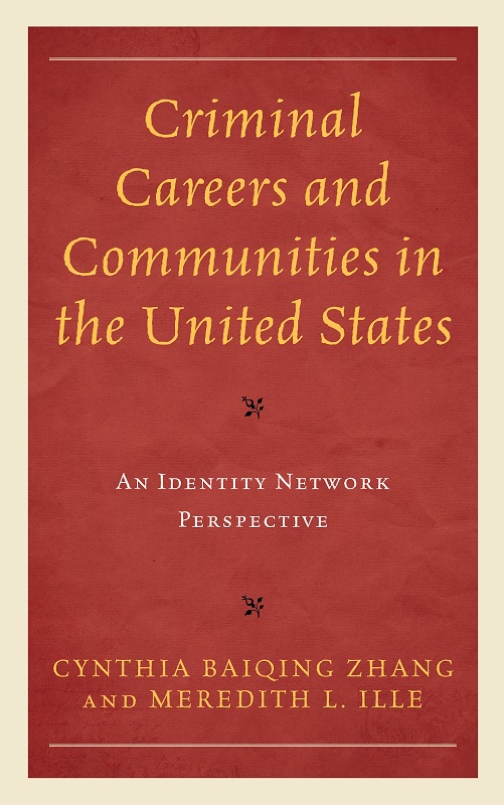 Criminal Careers and Communities in the United States An Identity Network Perspective 