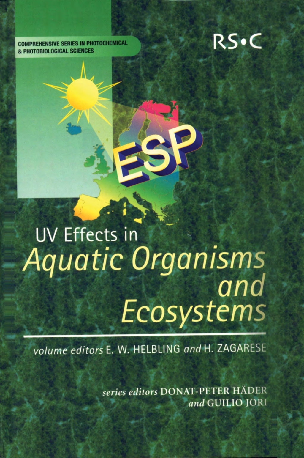 UV Effects in Aquatic Organisms and Ecosystems 1st Edition