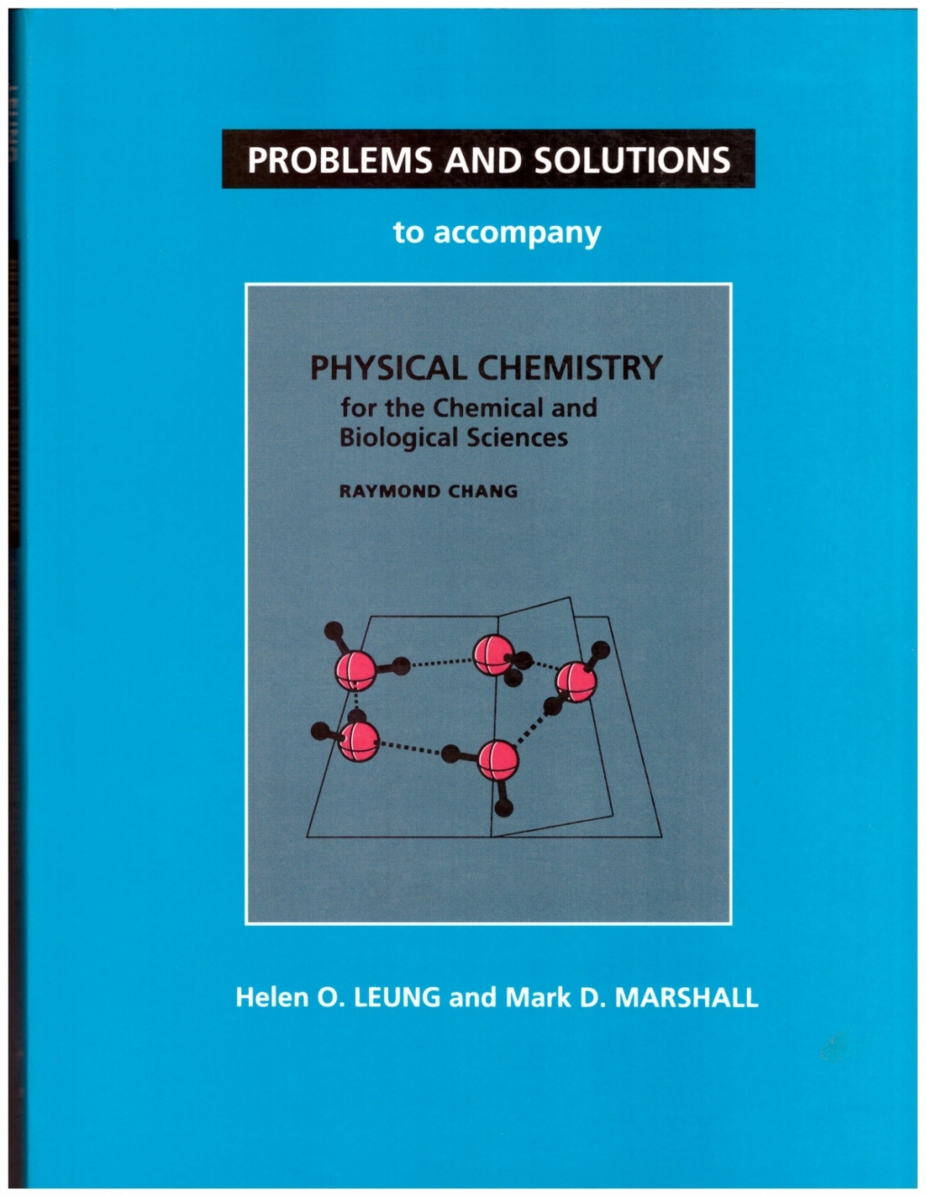 Problems and Solutions to Accompany Chang's Physical Chemistry for the Chemical and Biological Sciences 1st Edition