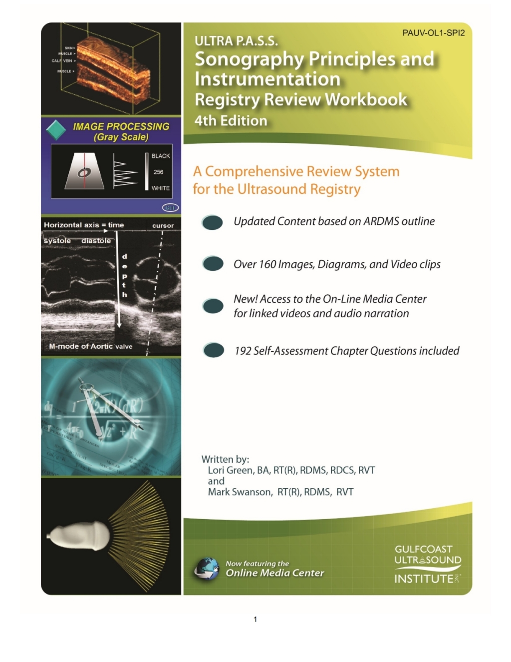ULTRA P.A.S.S. Sonography Principles & Instrumentation Registry Review Workbook 4th Edition