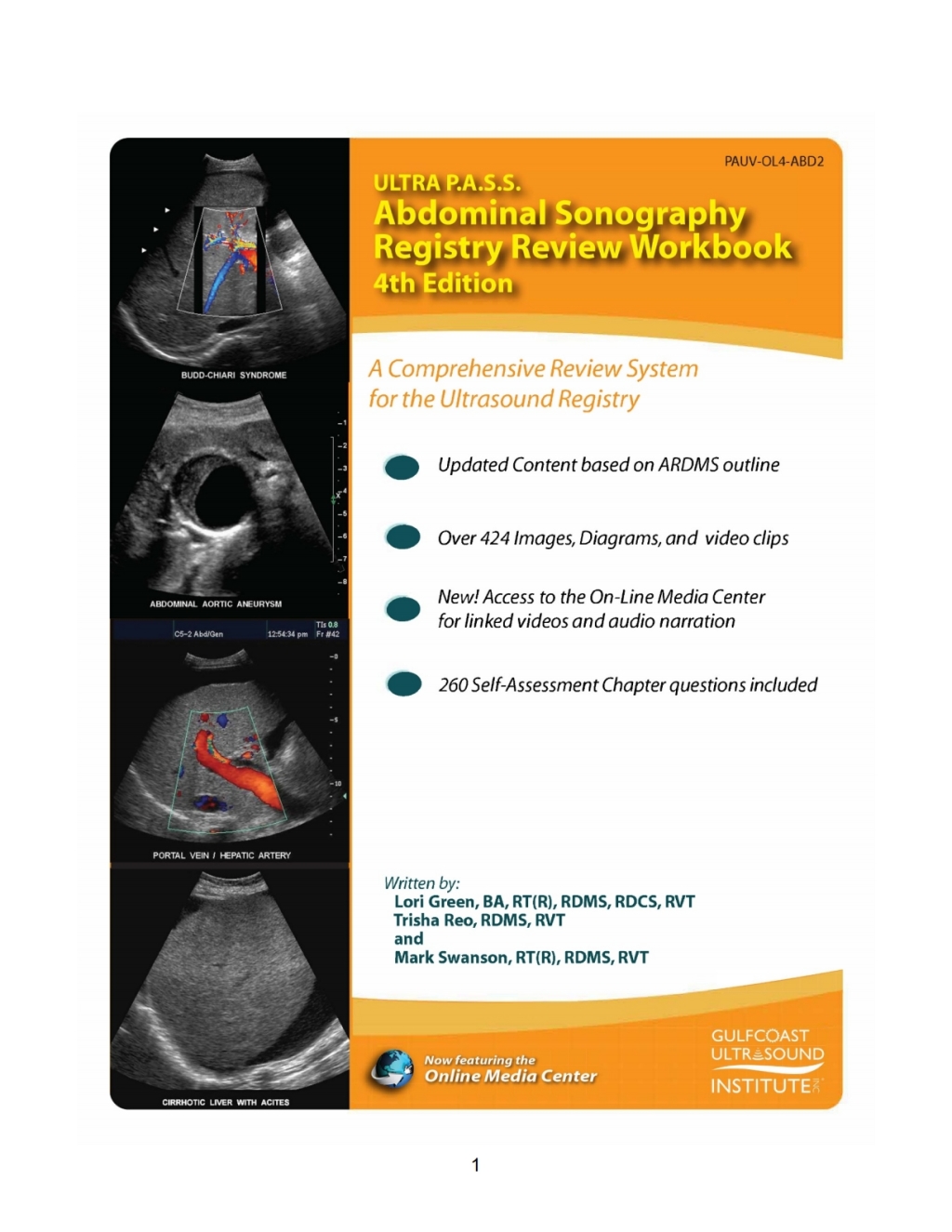 ULTRA P.A.S.S. Abdominal Sonography Registry Review Workbook 4th Edition