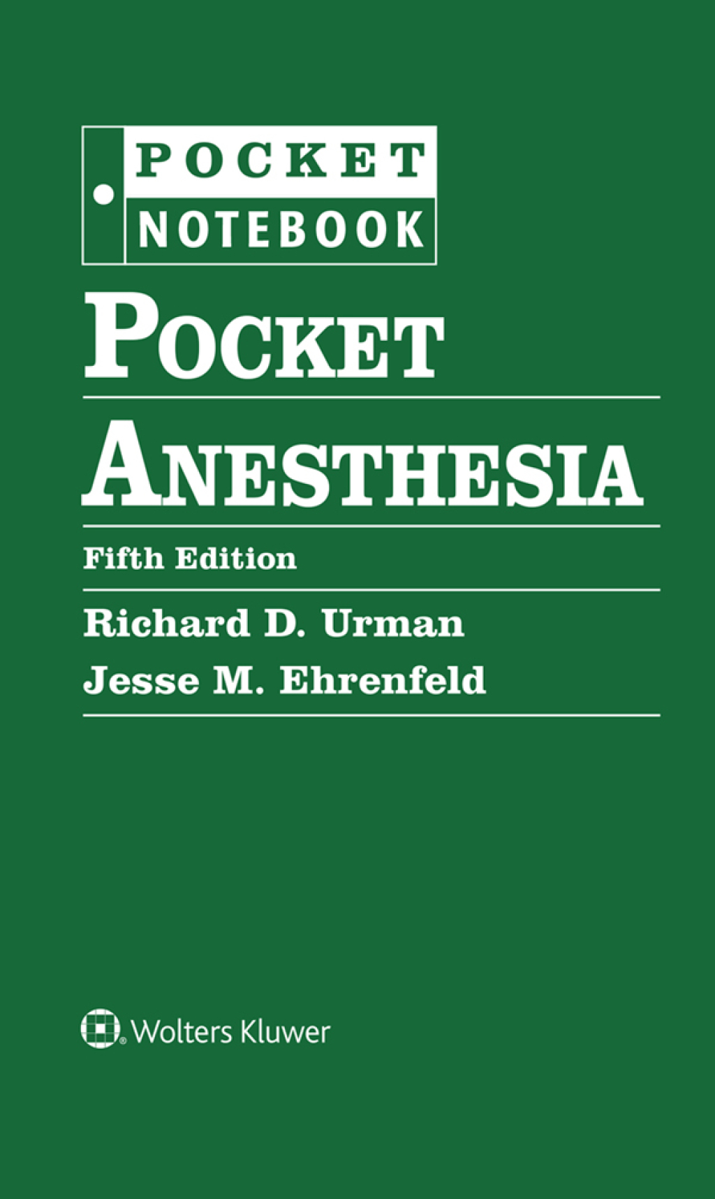 Pocket Anesthesia 5th Edition