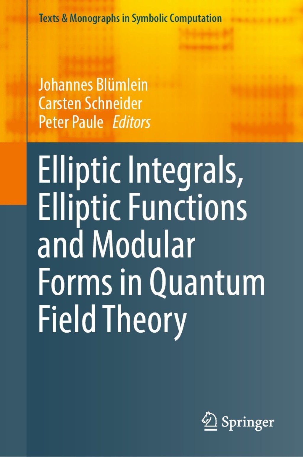 Elliptic Integrals, Elliptic Functions and Modular Forms in Quantum Field Theory 