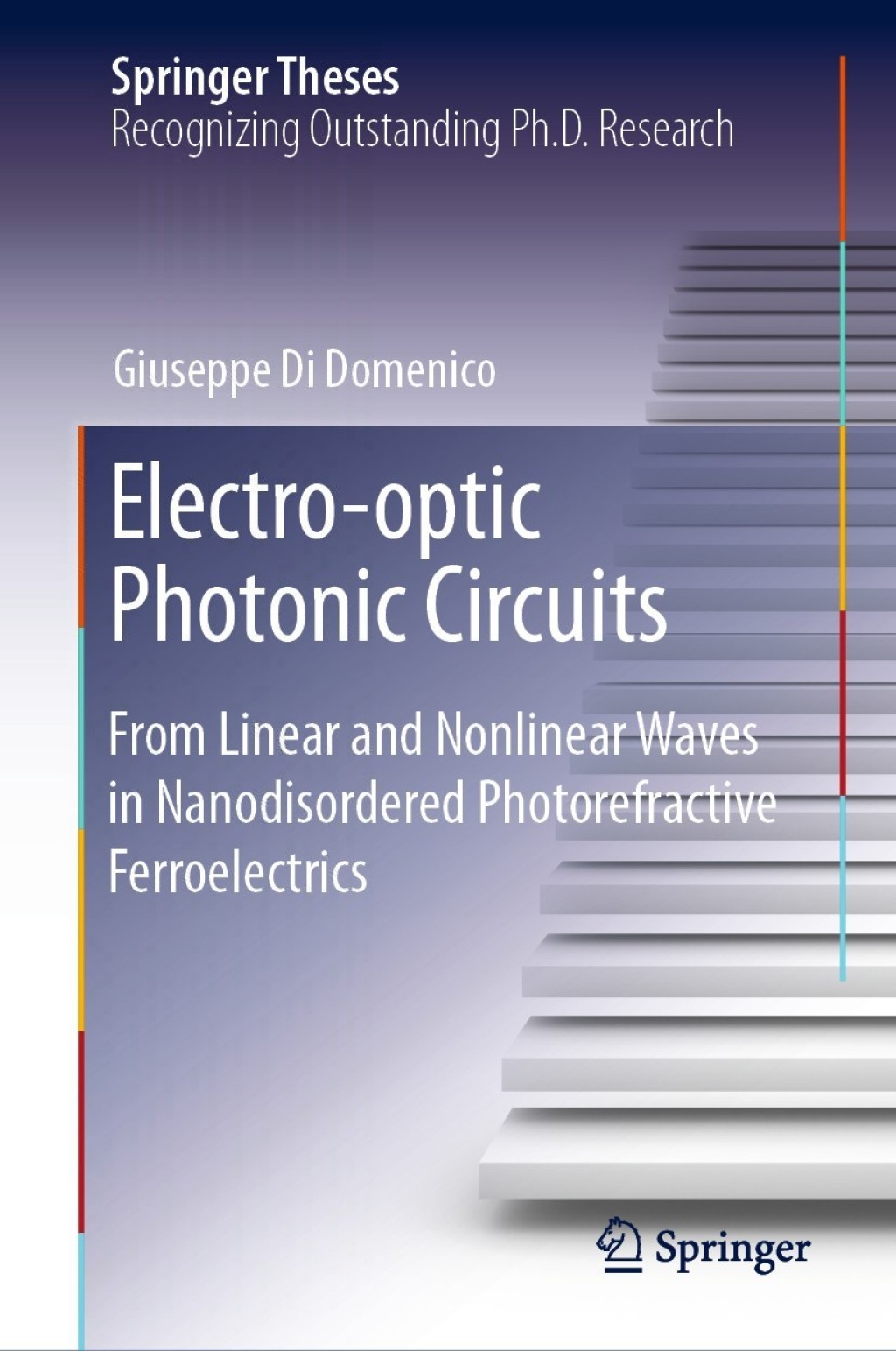 Electro-optic Photonic Circuits From Linear and Nonlinear Waves in Nanodisordered Photorefractive Ferroelectrics 