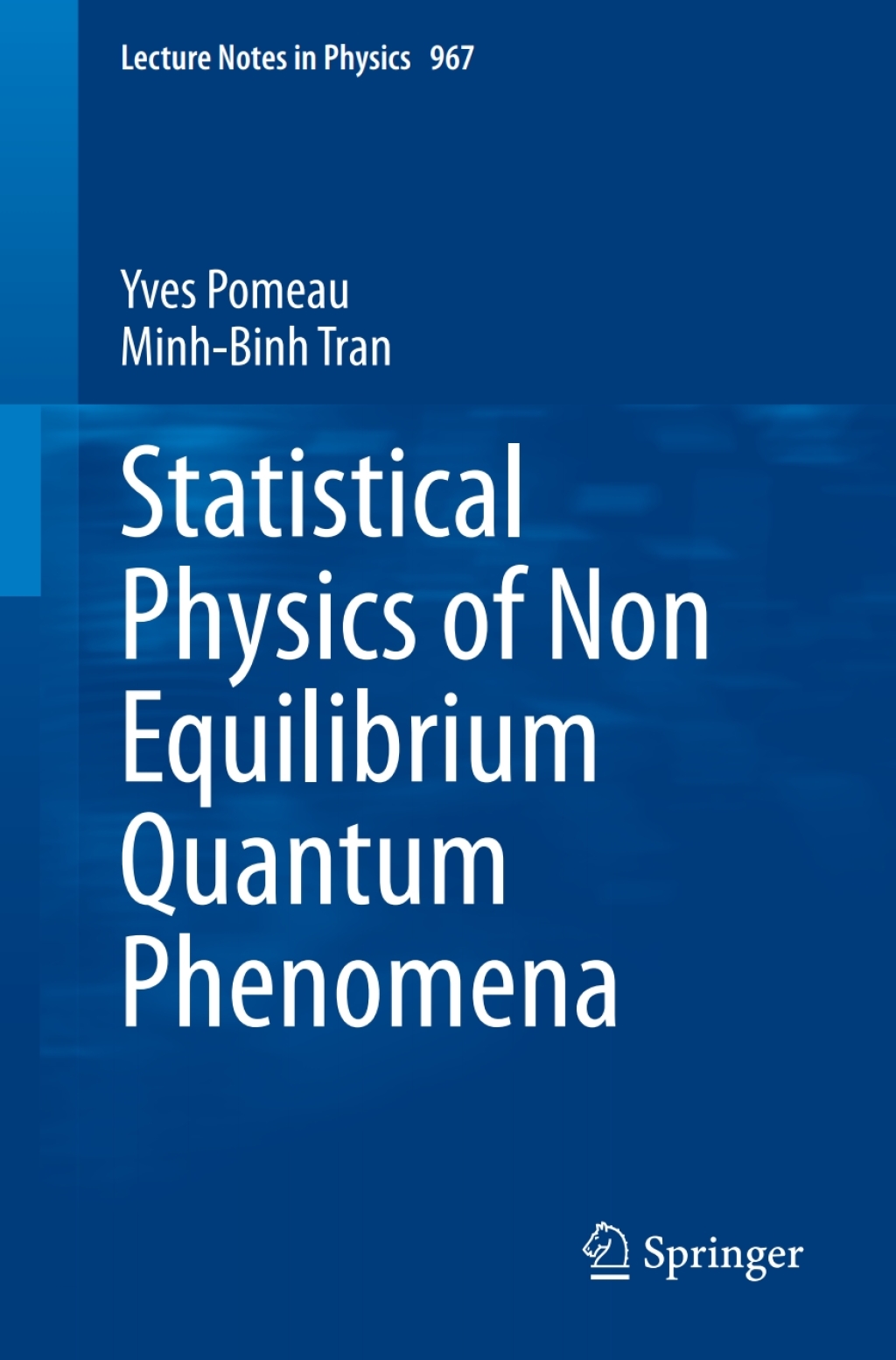 Statistical Physics of Non Equilibrium Quantum Phenomena 