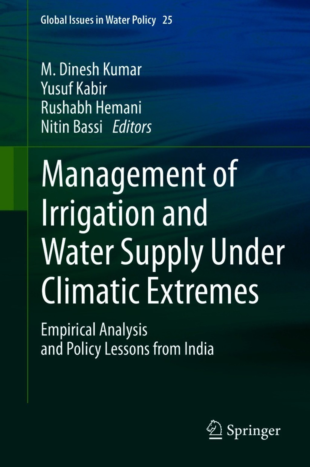 Management of Irrigation and Water Supply Under Climatic Extremes 