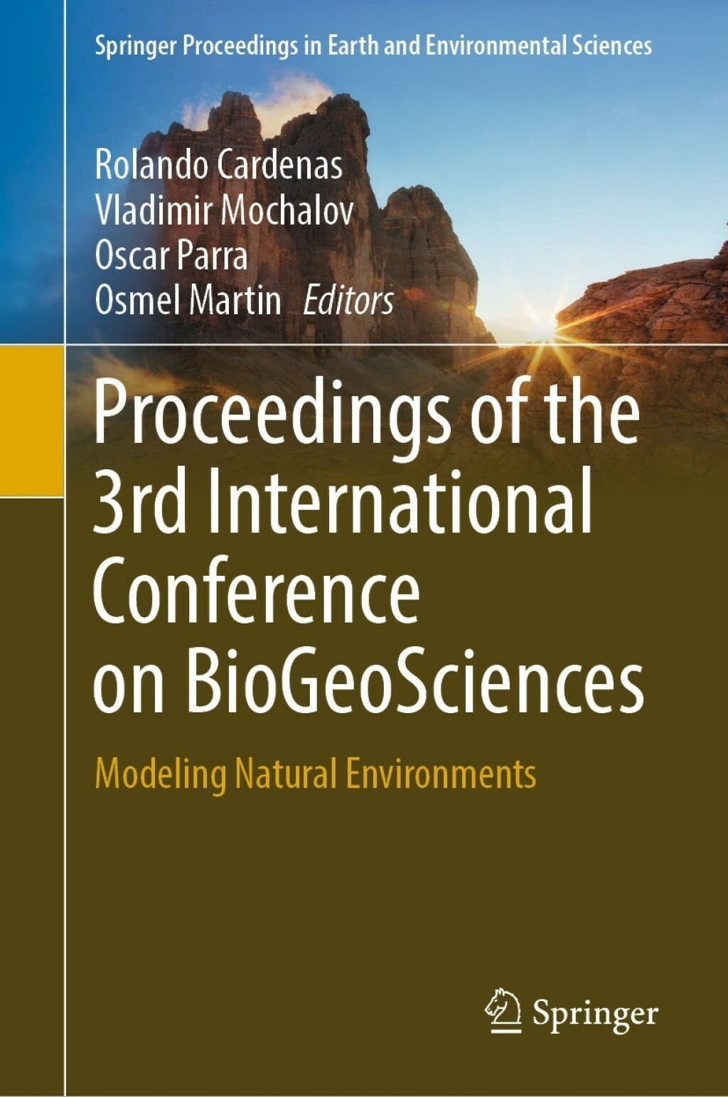 Proceedings of the 3rd International Conference on BioGeoSciences 