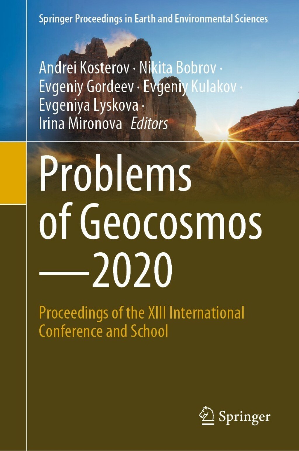 Problems of GeocosmosÃ¢â‚¬â€œ2020 Proceedings of the XIII International Conference and School 