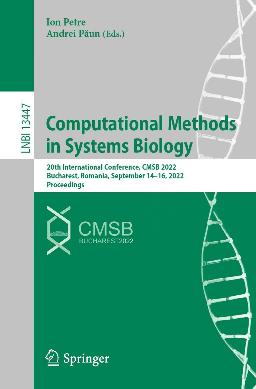 Computational Methods in Systems Biology 20th International Conference, CMSB 2022, Bucharest, Romania, September 14Ã¢â‚¬â€œ16, 2022, Proceedings 
