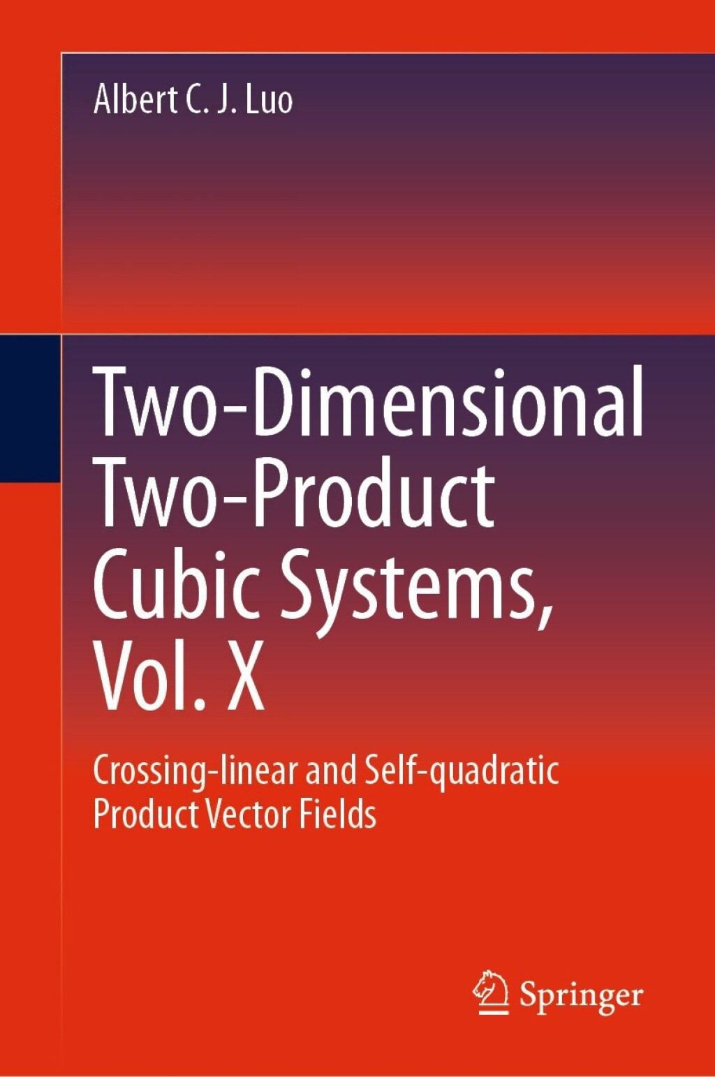 Two-dimensional Two-product Cubic Systems Vol. X Crossing-linear and Self-quadratic Product Vector Fields 