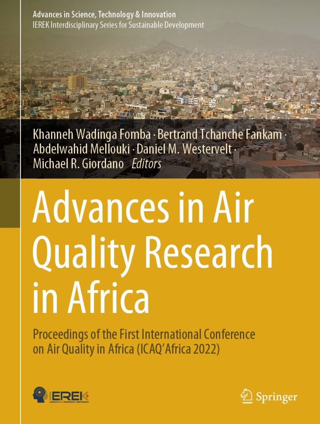 Advances in Air Quality Research in Africa Proceedings of the First International Conference on Air Quality in Africa (ICAQ'Africa 2022) 
