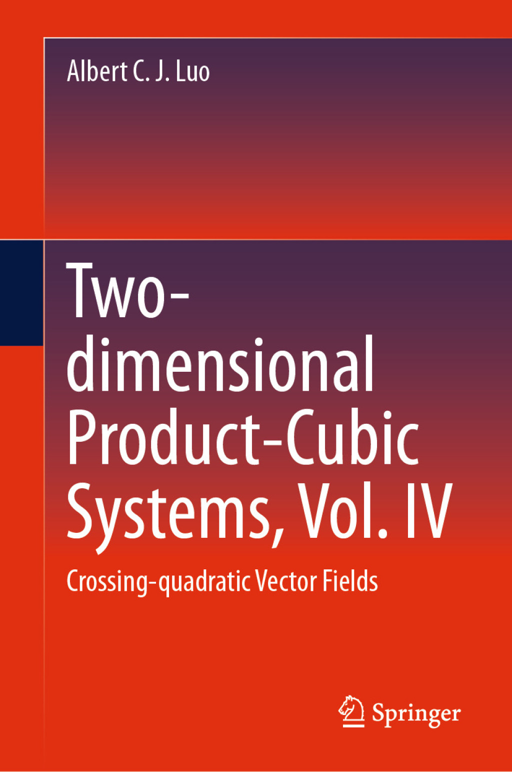 Two-dimensional Product-Cubic Systems, Vol. IV Crossing-quadratic Vector Fields 