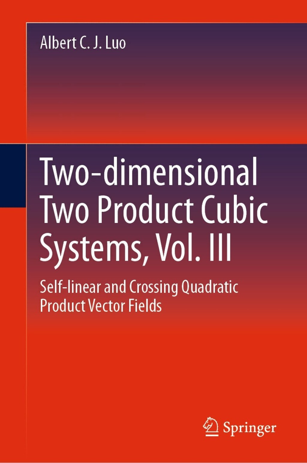 Two-dimensional Two Product Cubic Systems, Vol. III Self-linear and Crossing Quadratic Product Vector Fields 