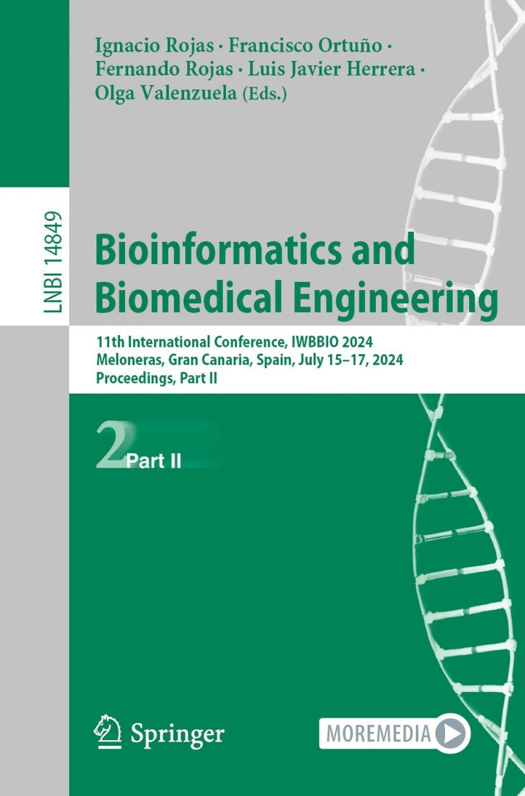 Bioinformatics and Biomedical Engineering 11th International Conference, IWBBIO 2024, Meloneras, Gran Canaria, Spain, July 15Ã¢â‚¬â€œ17, 2024, Proceedings, Part II 