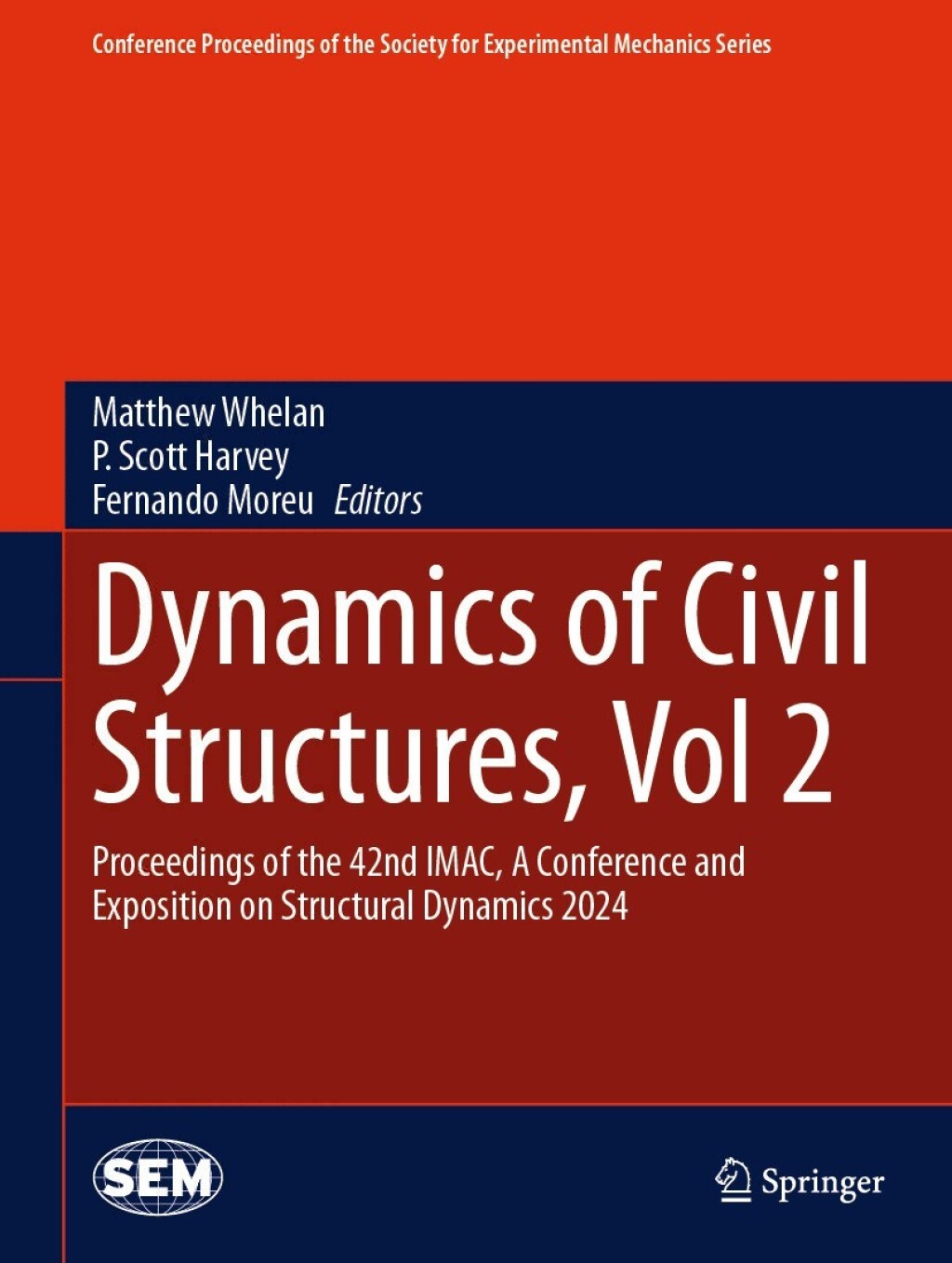 Dynamics of Civil Structures, Vol. 2 Proceedings of the 42nd IMAC, A Conference and Exposition on Structural Dynamics 2024 