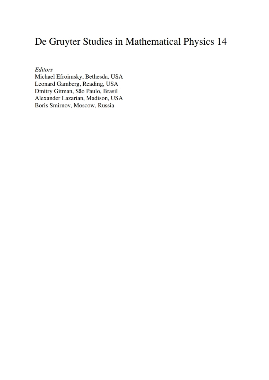 Nonconservative Stability Problems of Modern Physics 1st Edition