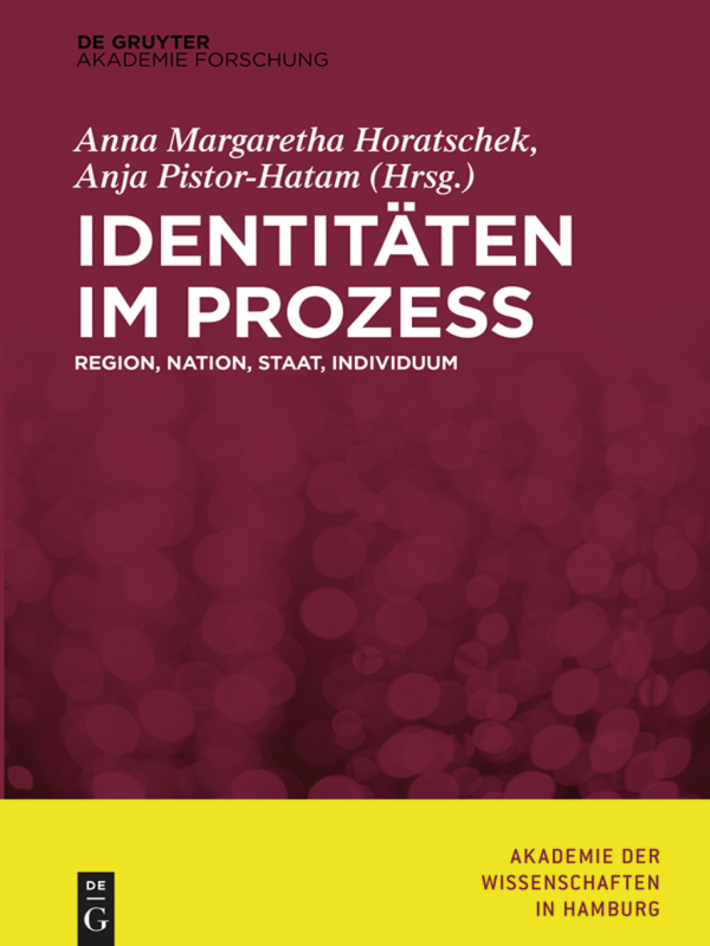 IdentitÃƒÂ¤ten im Prozess Region, Nation, Staat, Individuum 1st Edition