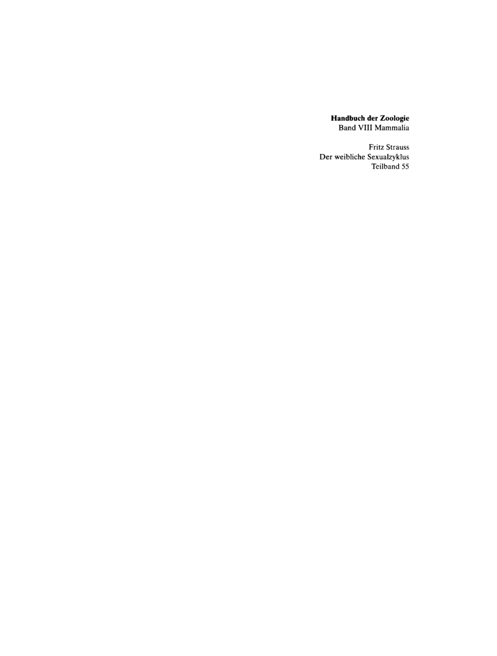 Der weibliche Sexualzyklus 1st Edition