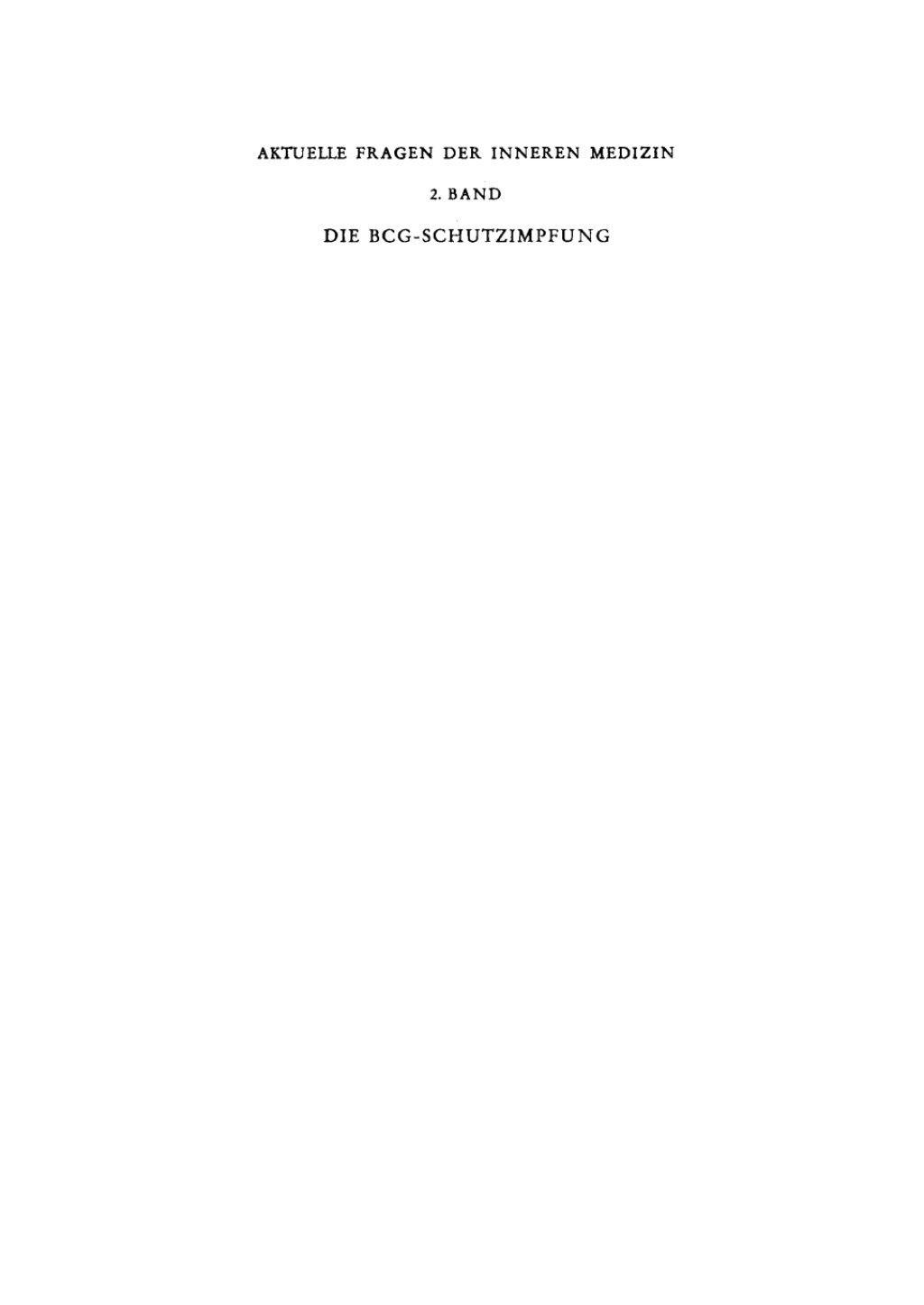 BCG-Schutzimpfung 1st Edition