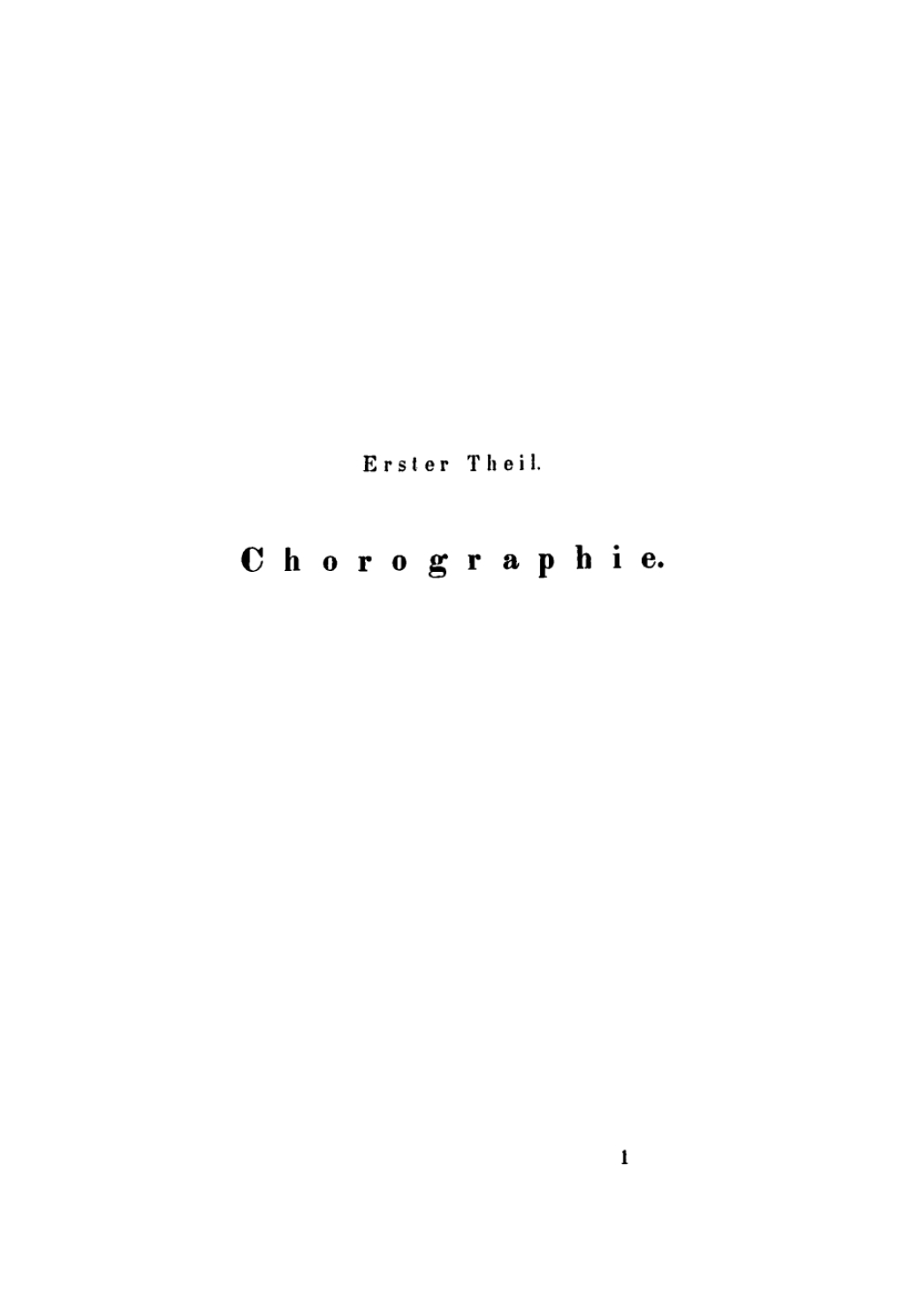 Chorographie 1st Edition