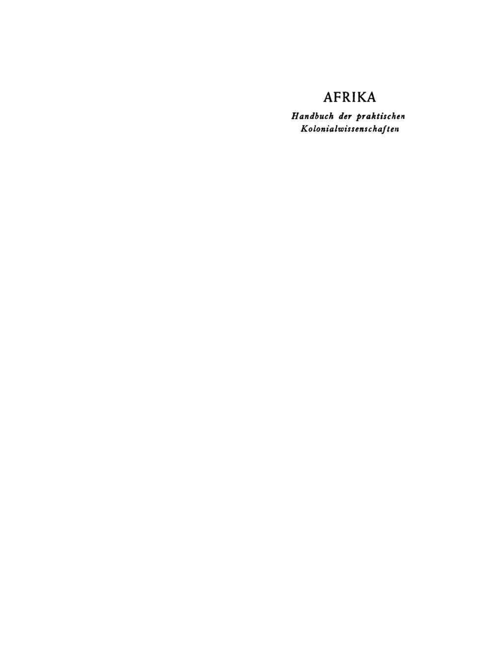 Westafrika 1st Edition