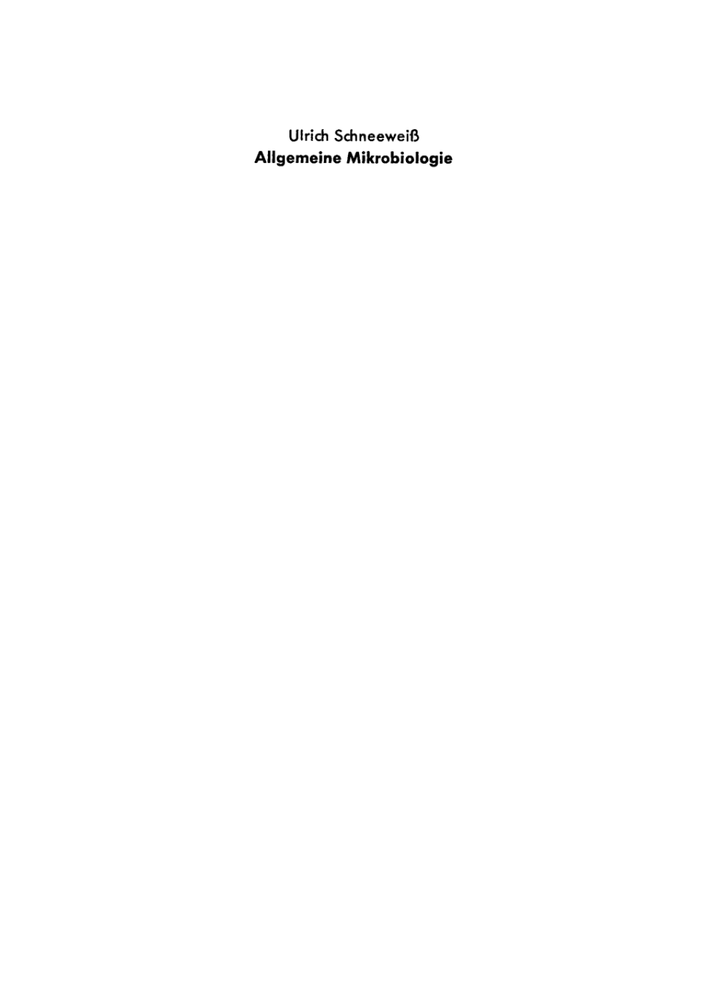 Allgemeine Mikrobiologie LeitsÃƒÂ¤tze fÃƒÂ¼r Studierende und Ãƒâ€žrzte 1st Edition