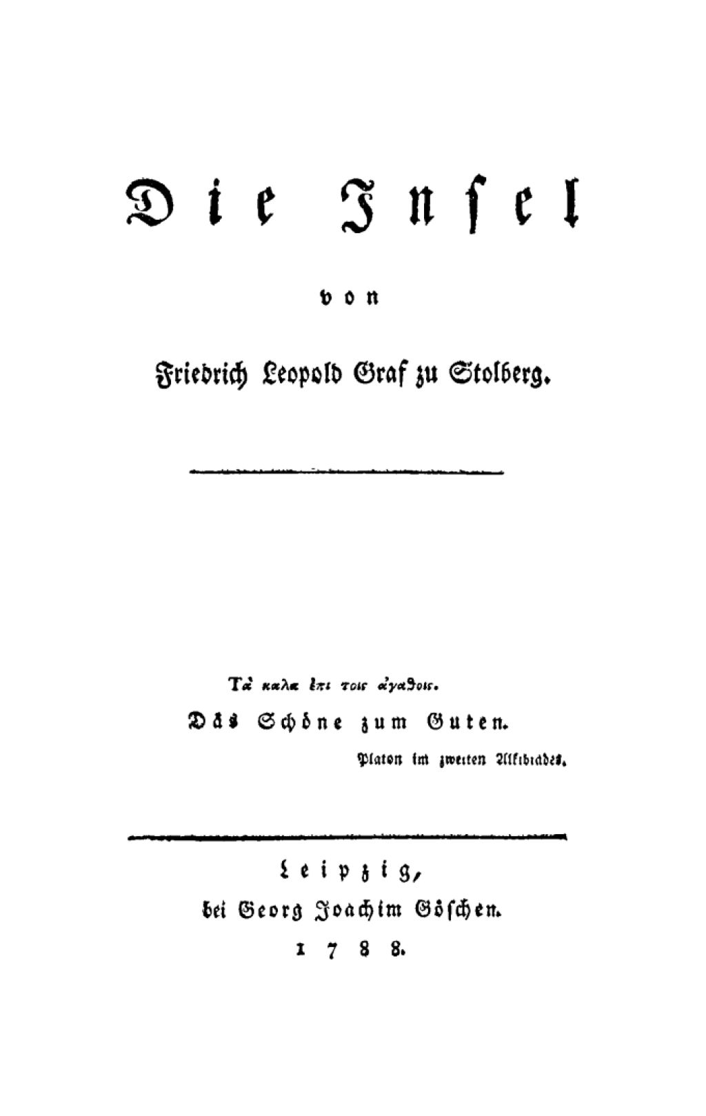 Die Insel 1st Edition