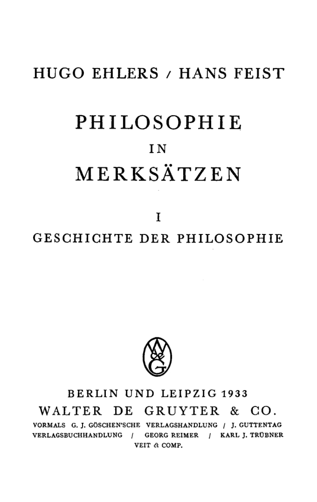 Philosophie in MerksÃƒÂ¤tzen, Teil 1: Geschichte der Philosophie 1st Edition