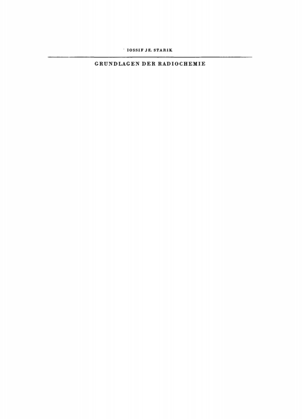 Grundlagen der Radiochemie 1st Edition