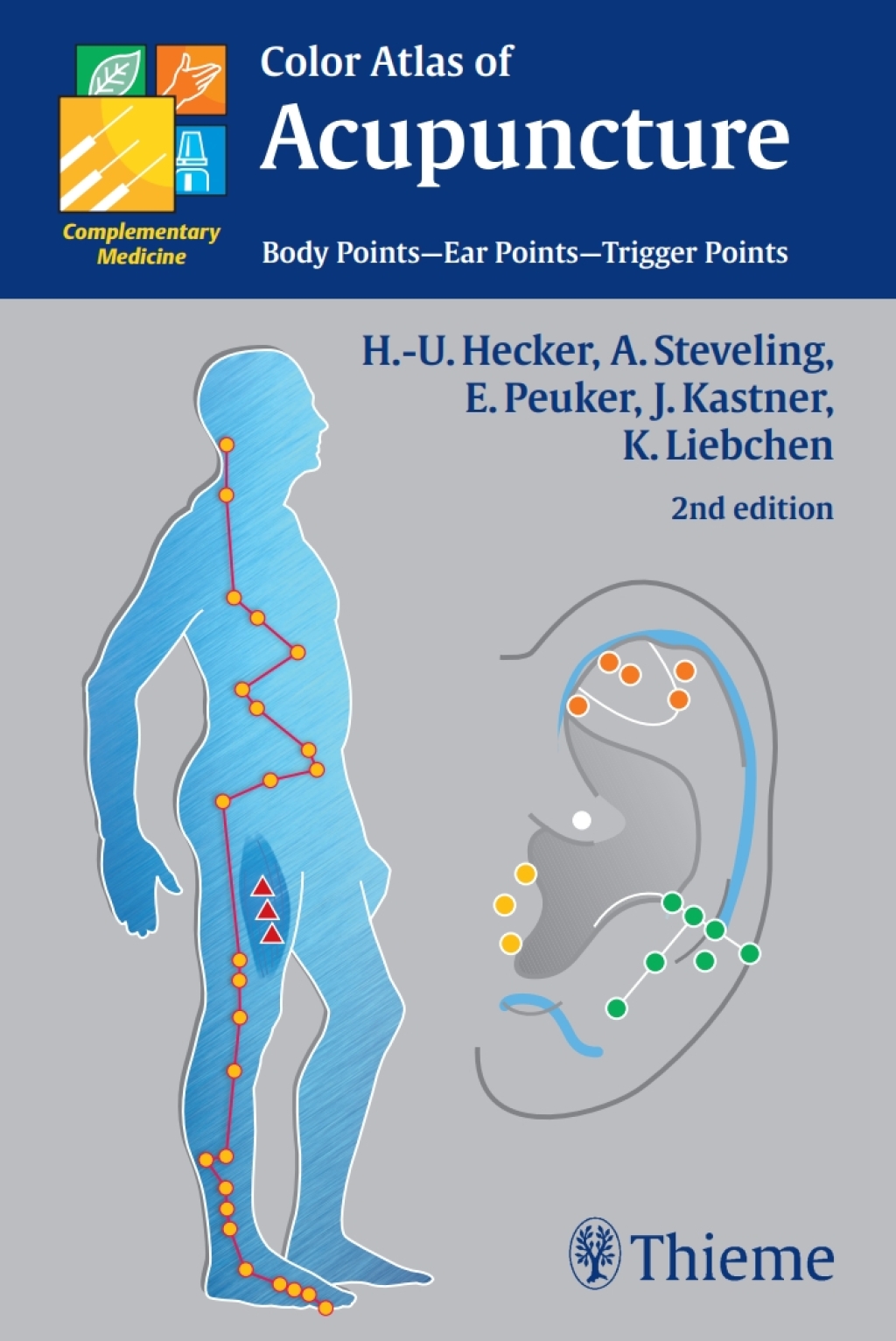 Color Atlas of Acupuncture Body Points, Ear Points, Trigger Points 2nd Edition