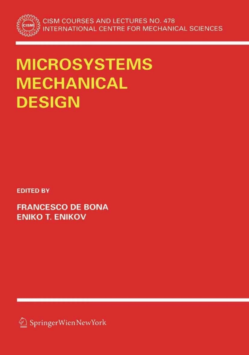 Microsystems Mechanical Design 1st Edition
