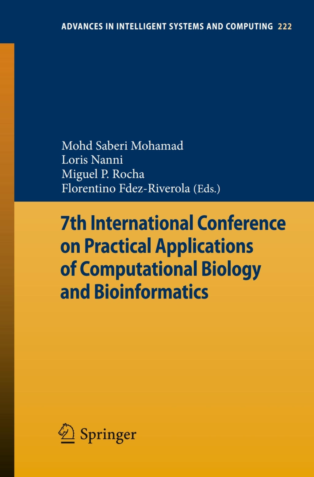 7th International Conference on Practical Applications of Computational Biology & Bioinformatics 