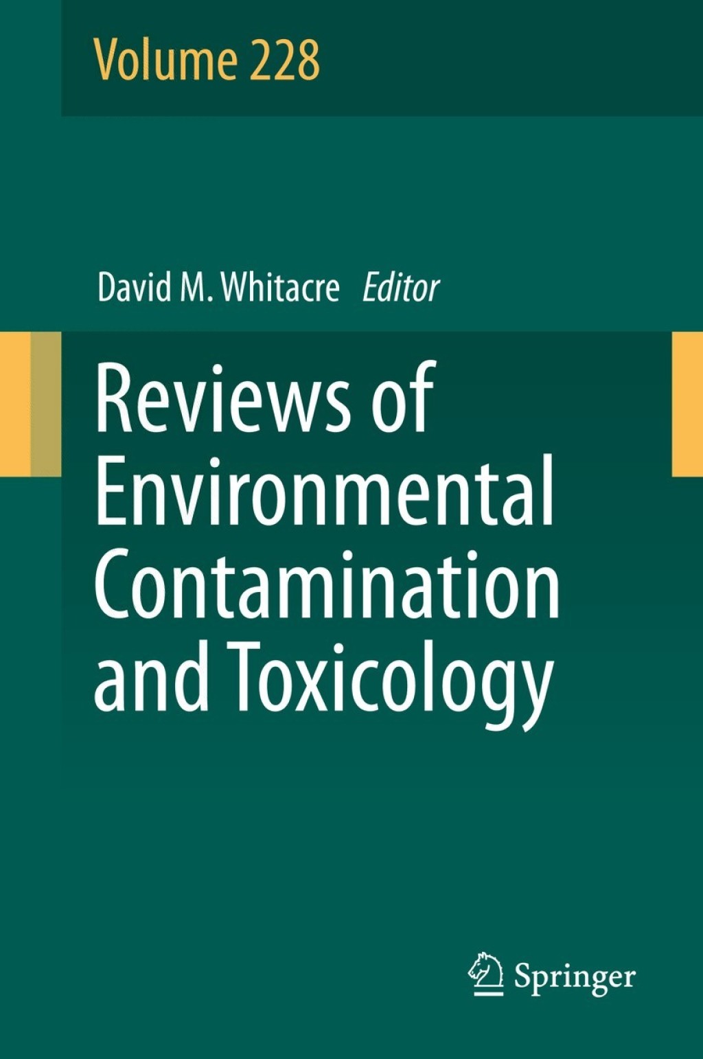 Reviews of Environmental Contamination and Toxicology Volume 228 