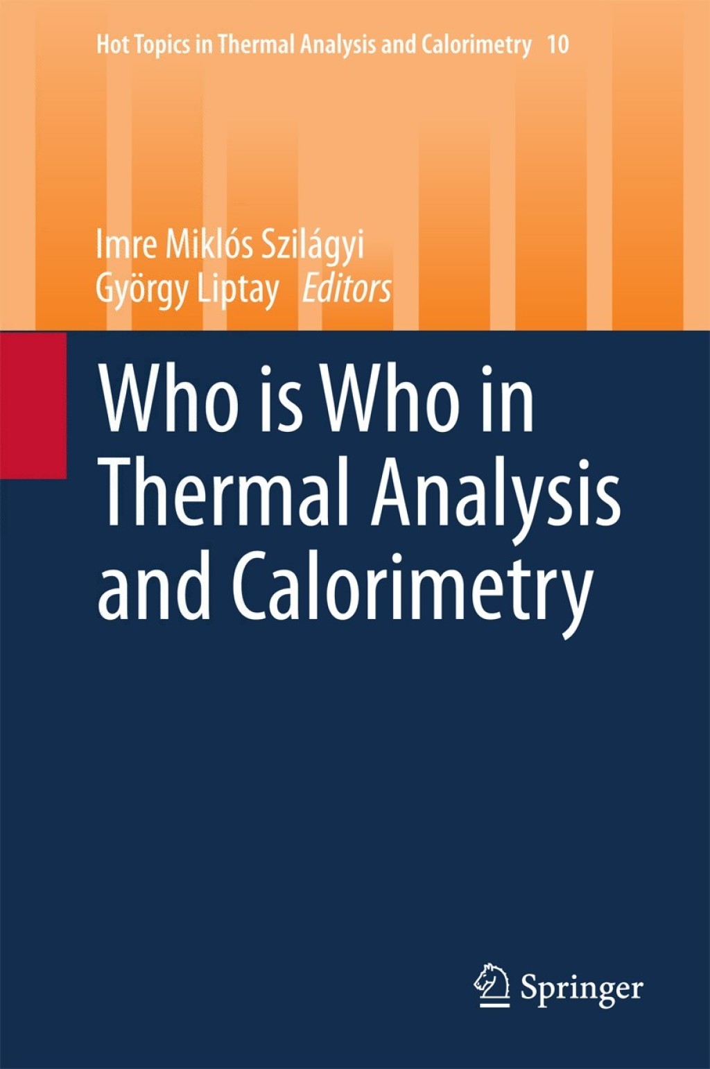Who is Who in Thermal Analysis and Calorimetry 
