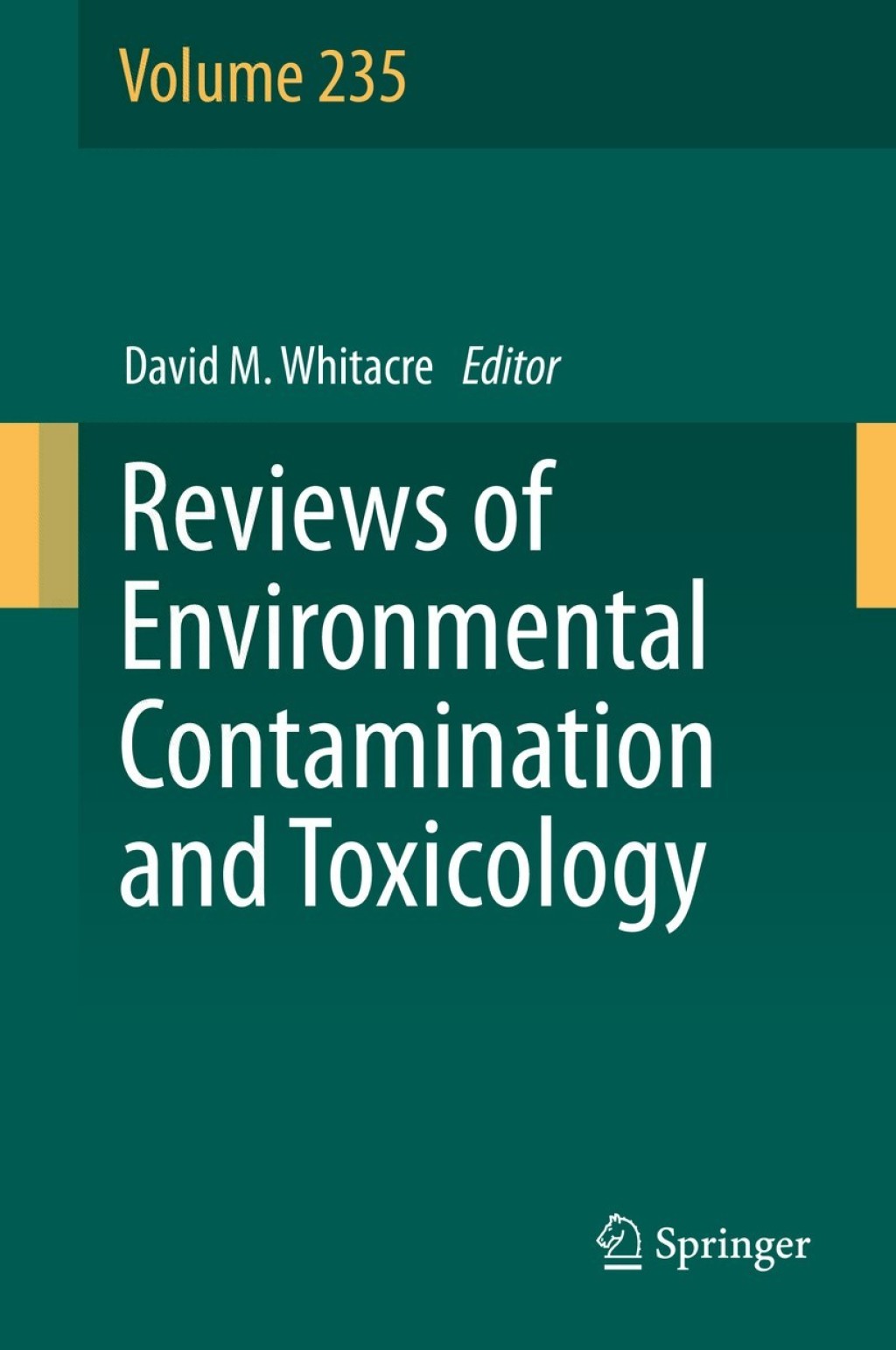 Reviews of Environmental Contamination and Toxicology Volume 235 