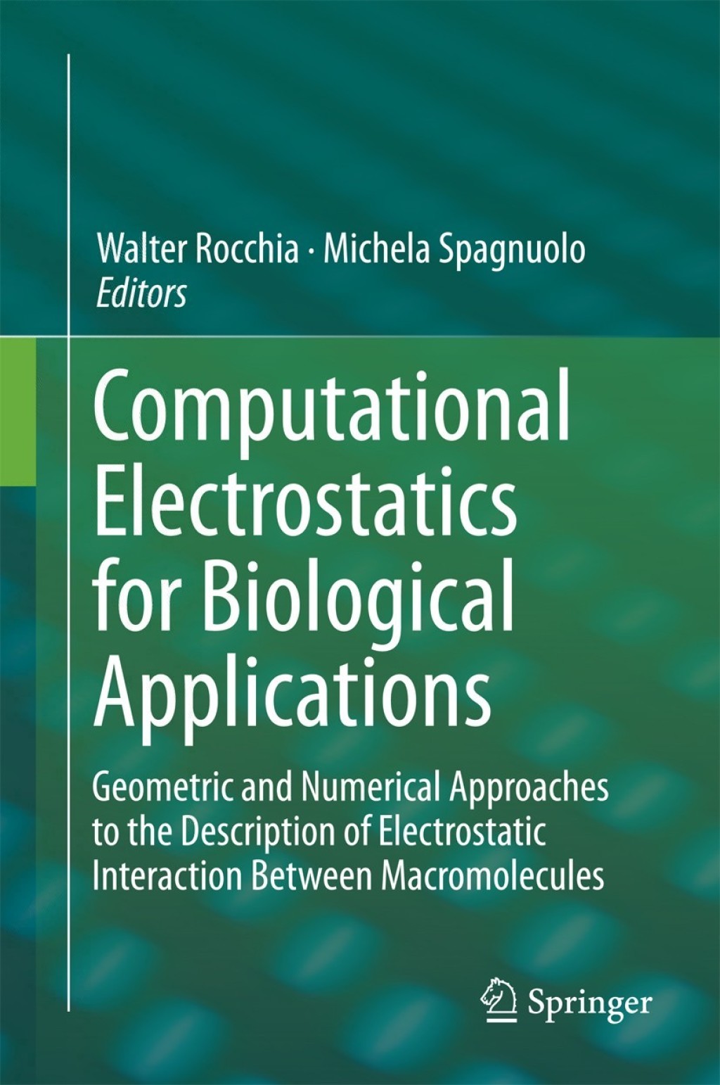 Computational Electrostatics for Biological Applications Geometric and Numerical Approaches to the Description of Electrostatic Interaction Between Macromolecules 