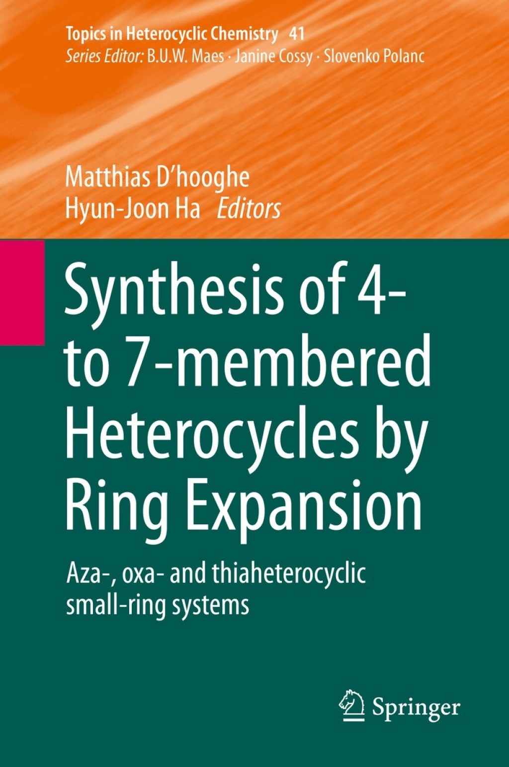 Synthesis of 4- to 7-membered Heterocycles by Ring Expansion Aza-, oxa- and thiaheterocyclic small-ring systems 