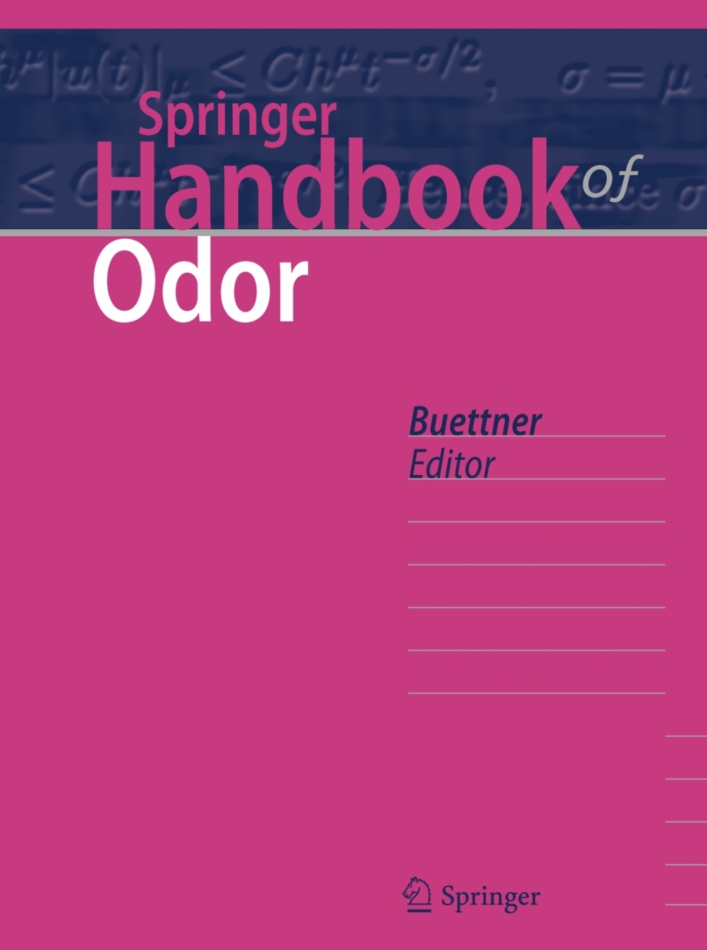 Springer Handbook of Odor 