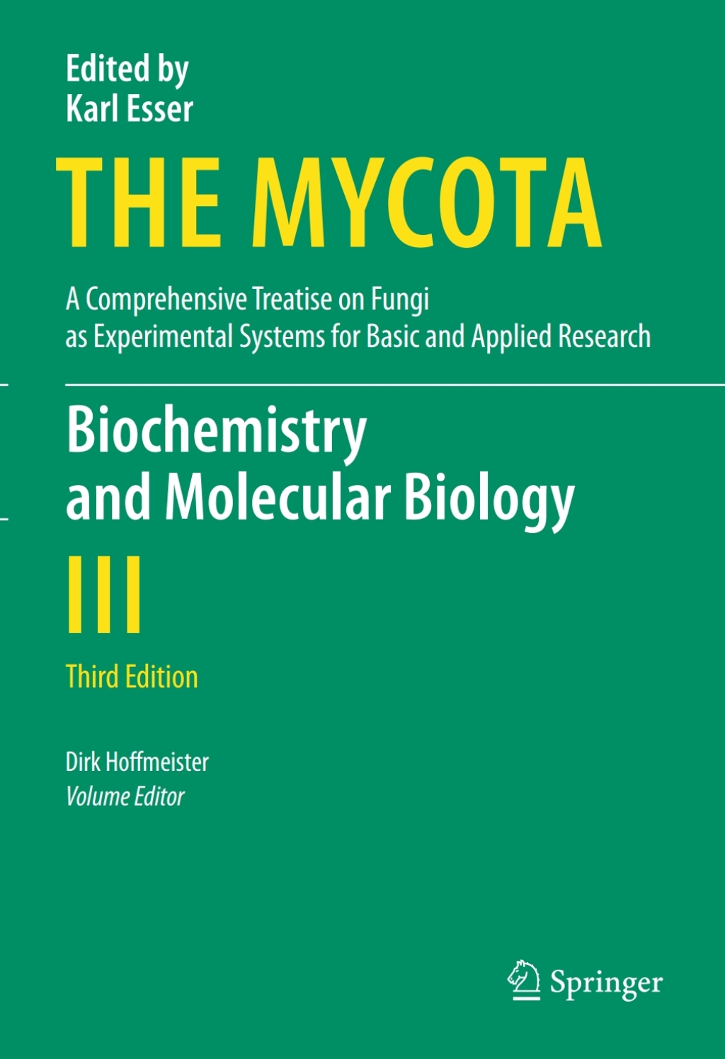Biochemistry and Molecular Biology 3rd Edition