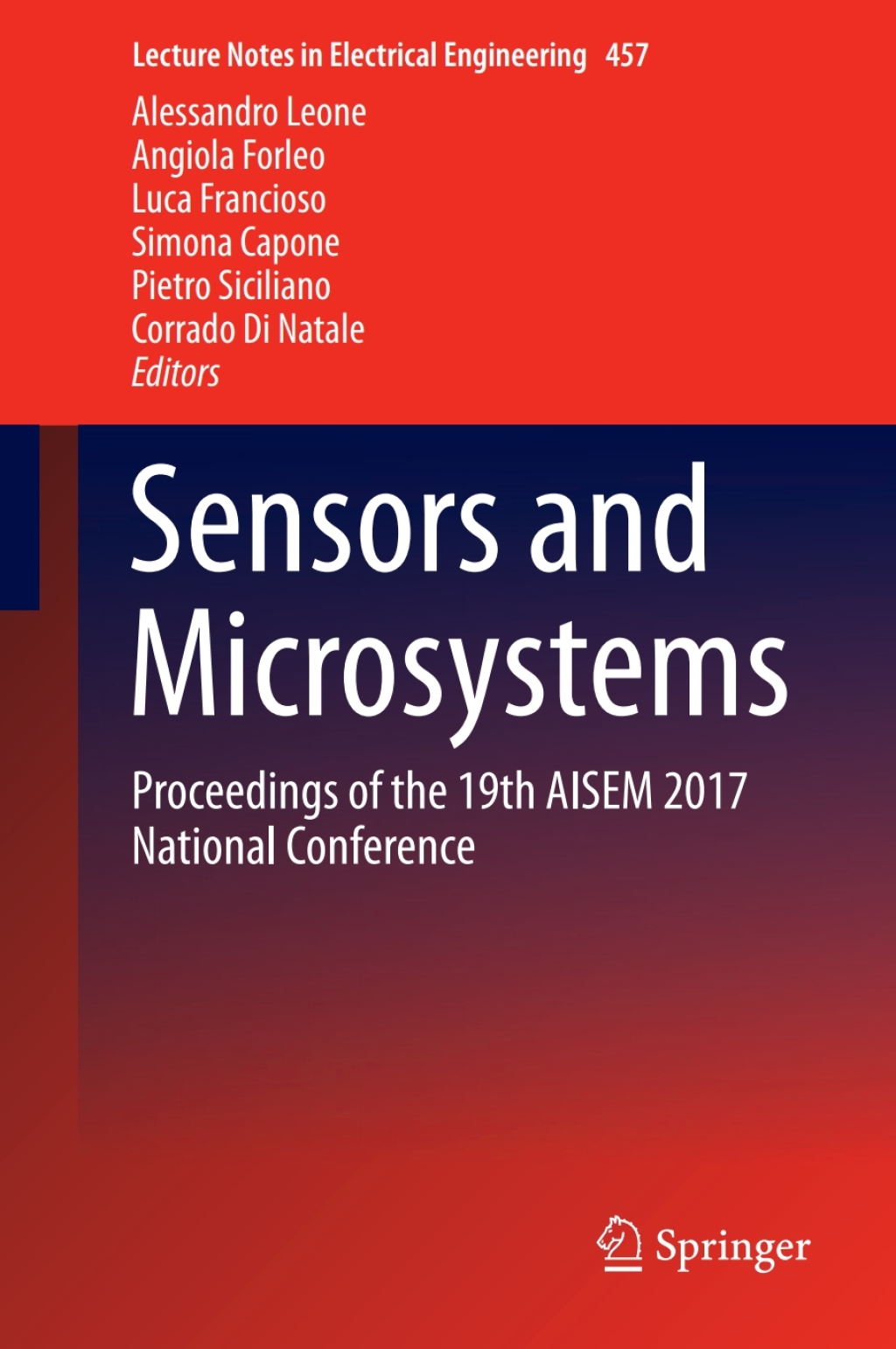 Sensors and Microsystems Proceedings of the 19th AISEM 2017 National Conference 
