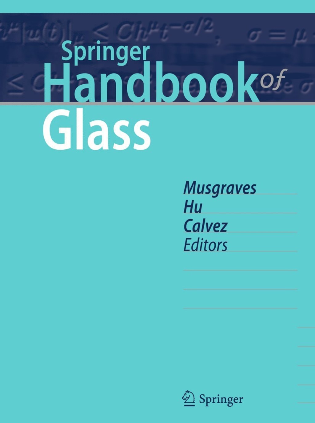 Springer Handbook of Glass 