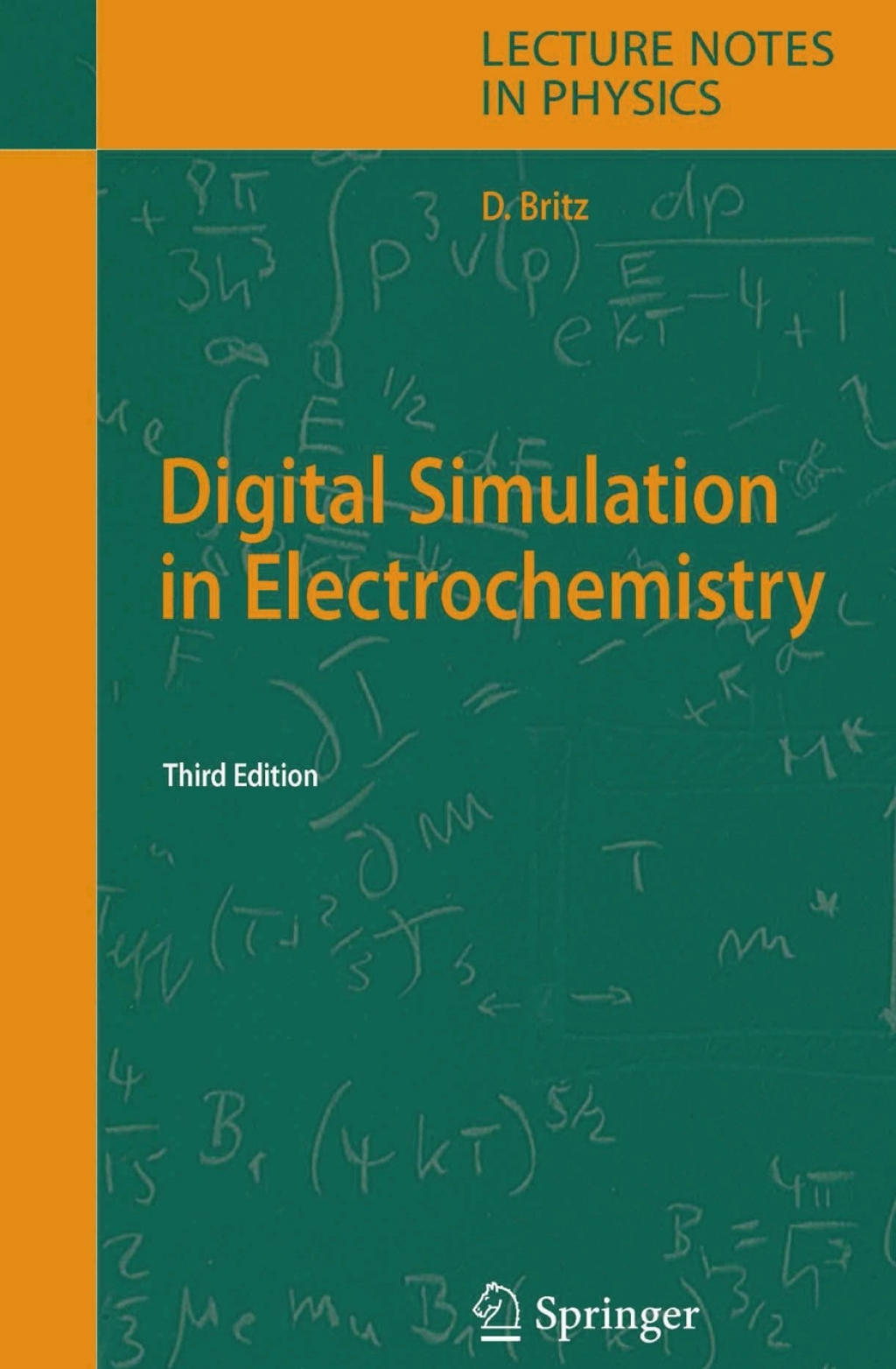 Digital Simulation in Electrochemistry 3rd Edition