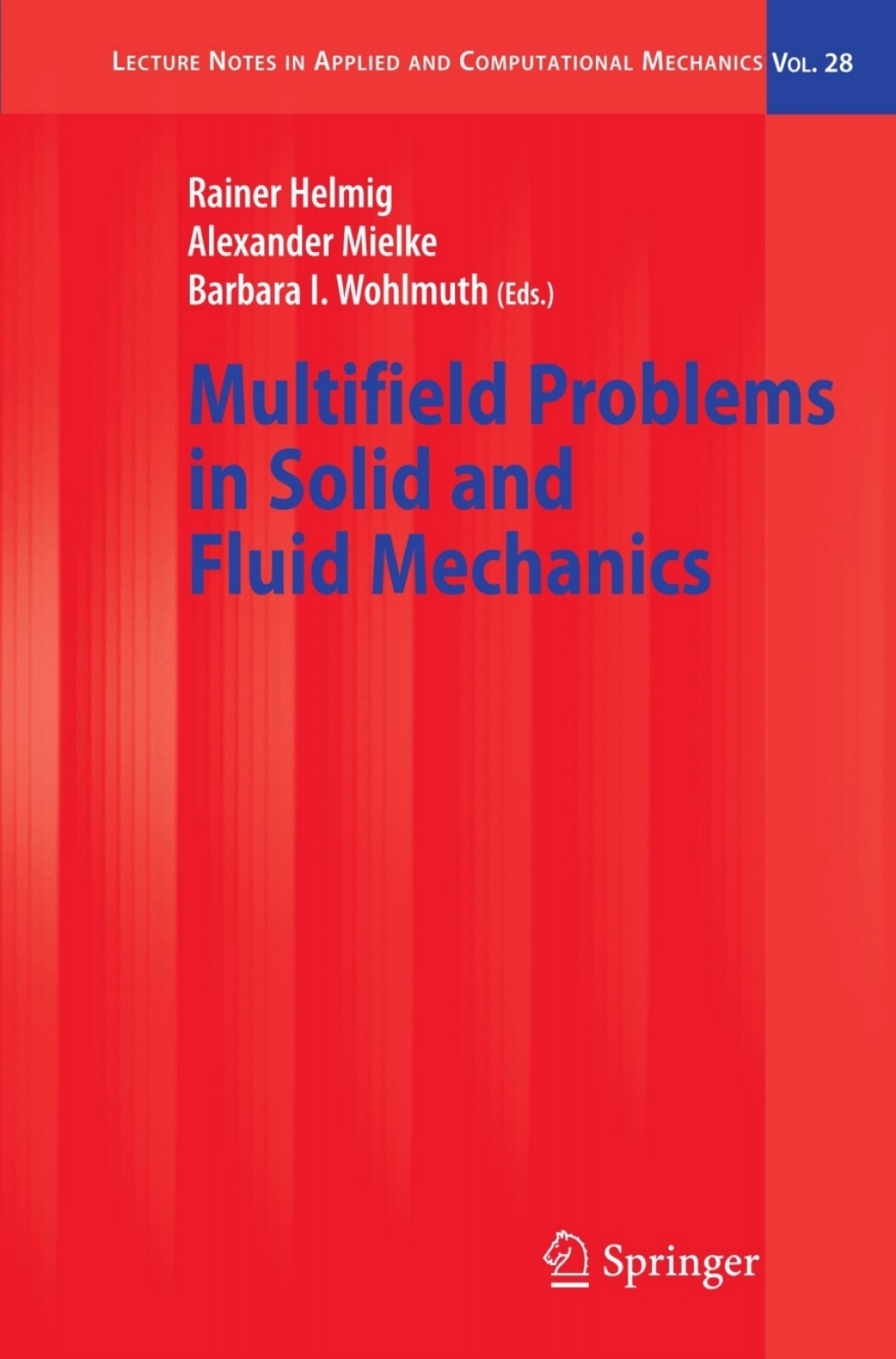 Multifield Problems in Solid and Fluid Mechanics 1st Edition