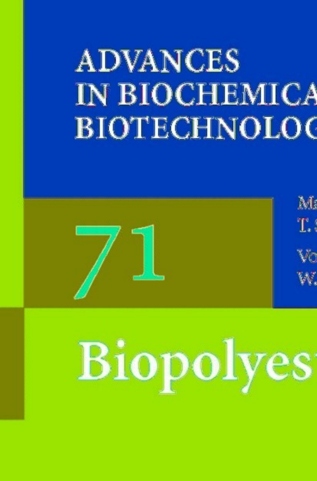 Biopolyesters 1st Edition