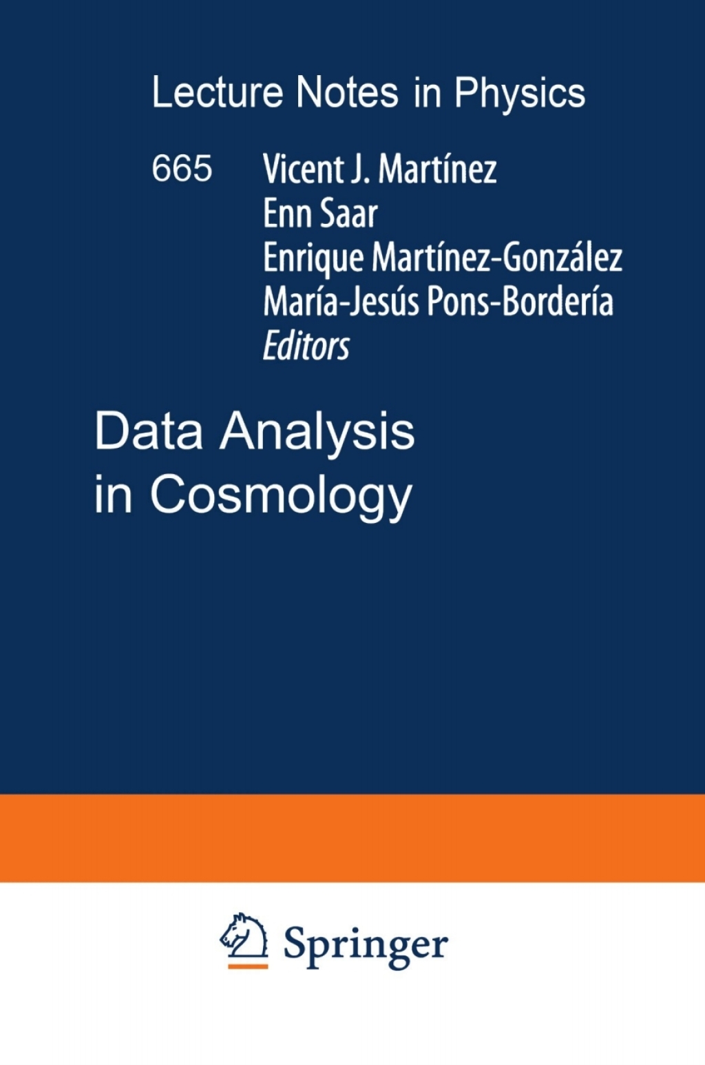 Data Analysis in Cosmology 1st Edition