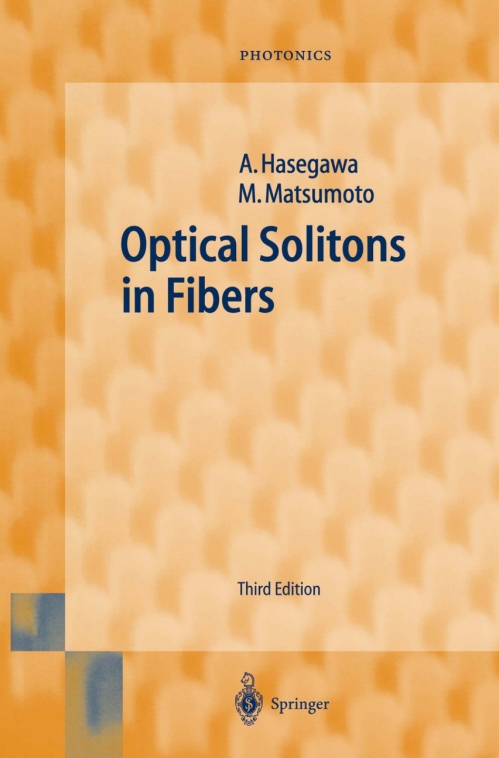 Optical Solitons in Fibers 3rd Edition