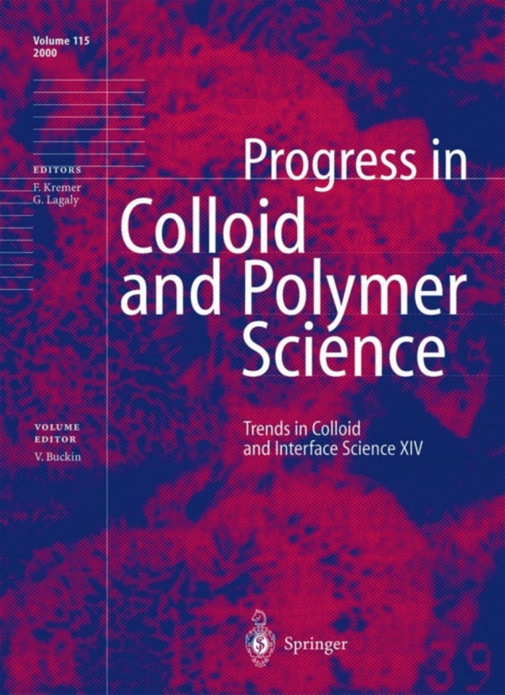 Trends in Colloid and Interface Science XIV 1st Edition