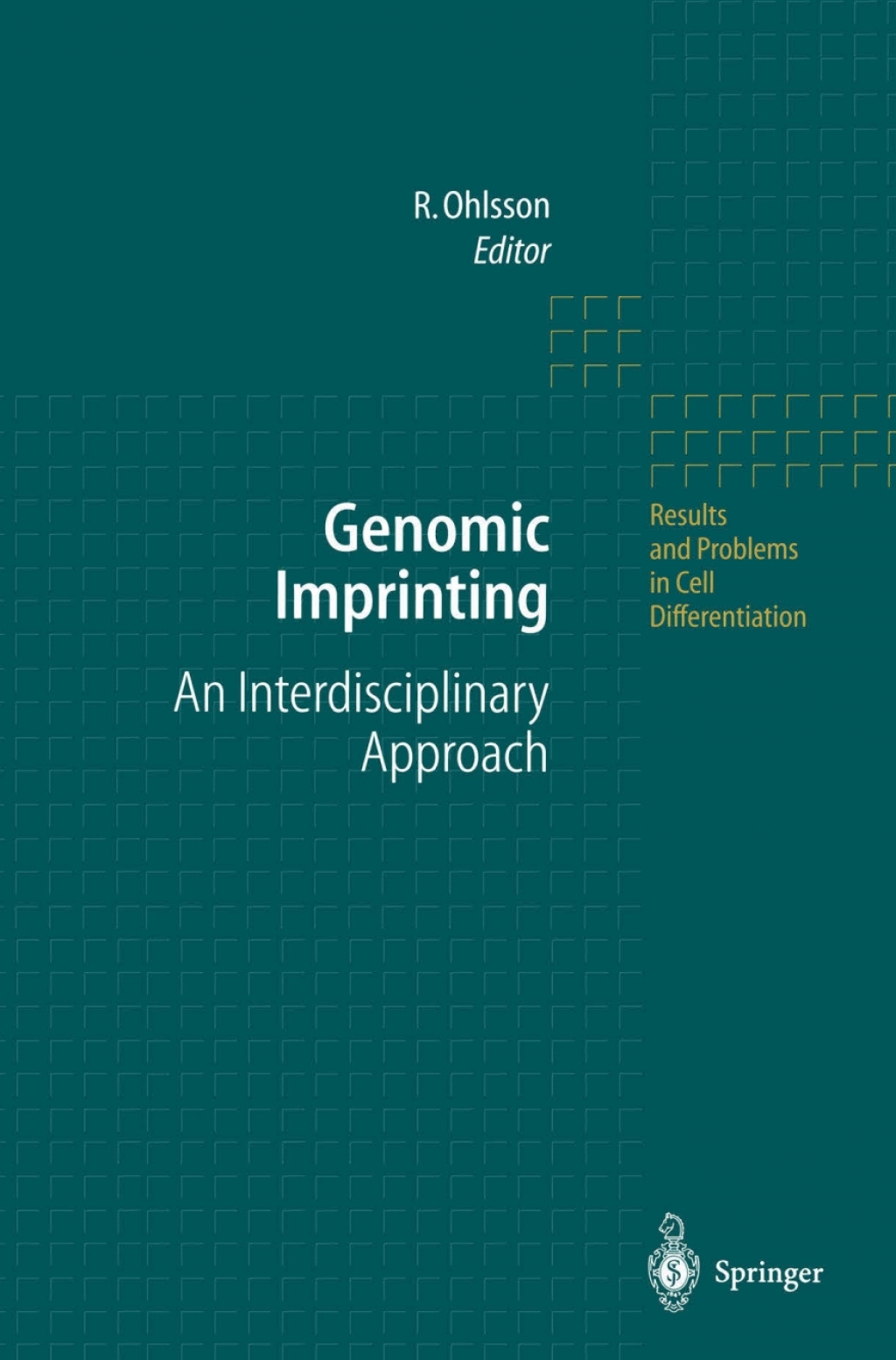 Genomic Imprinting An Interdisciplinary Approach 1st Edition